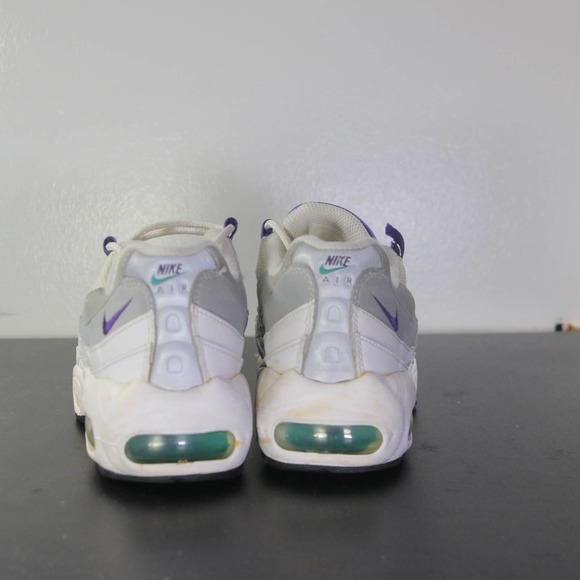 Nike Air Max 95 Low White Gray Women's Sneakers 003601 Size 6.5 Womens/5 Youth - Picture 6 of 11